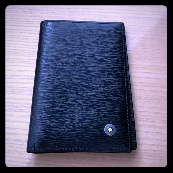 Montblanc Other - Montblanc Black Leather Credit Card Wallet/Case